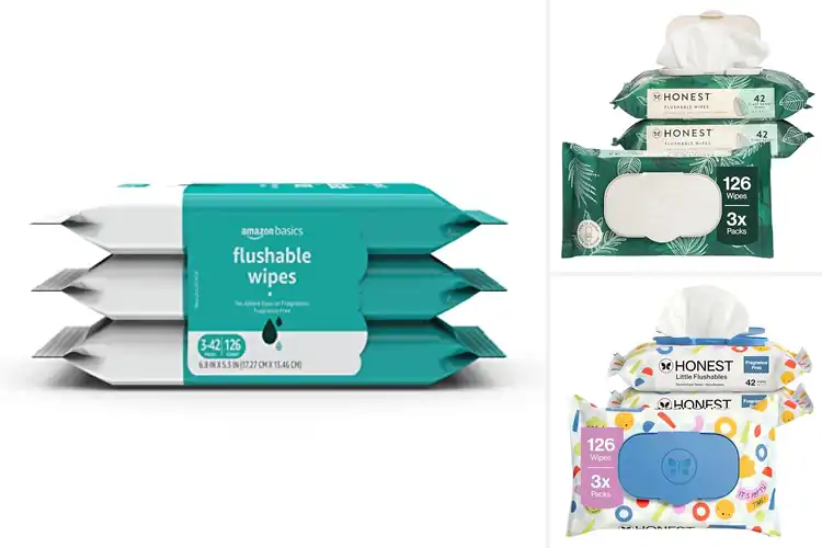 Detailed view of Best 126 Count Flushable Wipes Pack
