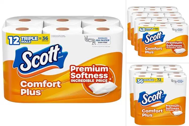 Detailed view of Best 231 Sheets Per Roll Toilet Paper