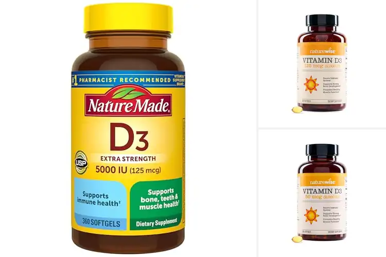 Detailed view of Best 360 Count Vitamin D3 Softgels