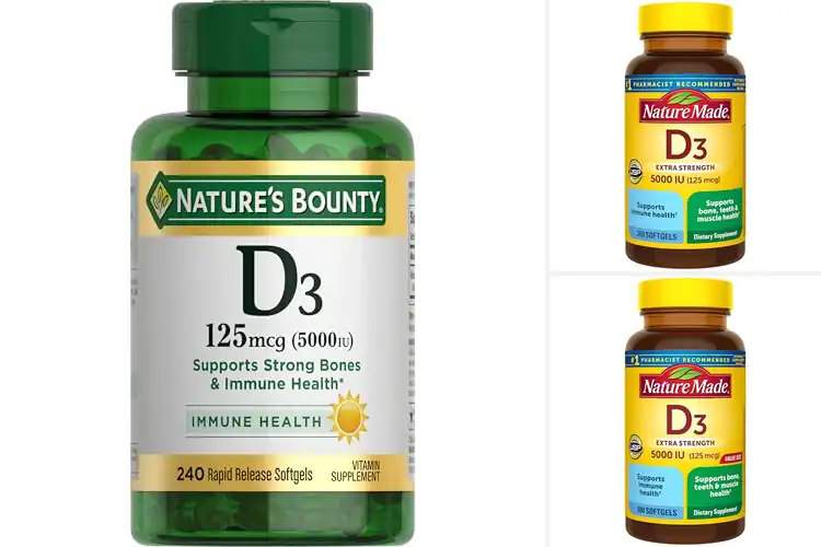 Detailed view of Best 5000 IU Vitamin D3 Supplements