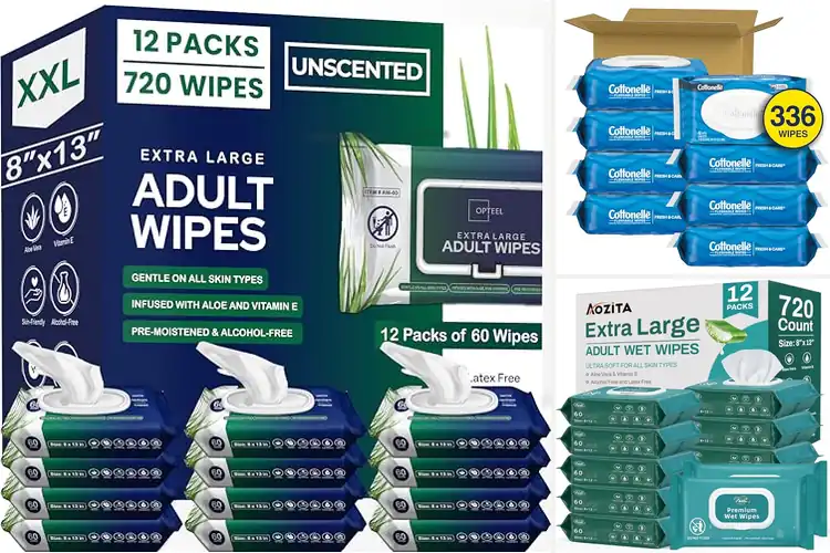 Detailed view of Best Adult Wipes: Top 10 Picks for Ultimate Comfort & Care