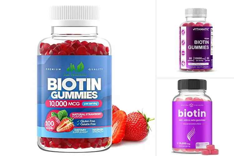 Detailed view of Best Biotin Gummies For Men: Boost Hair, Skin, & Nails
