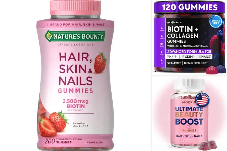 Detailed view of Best Biotin Hair Gummies: Top 10 for Stronger, Shinier Hair