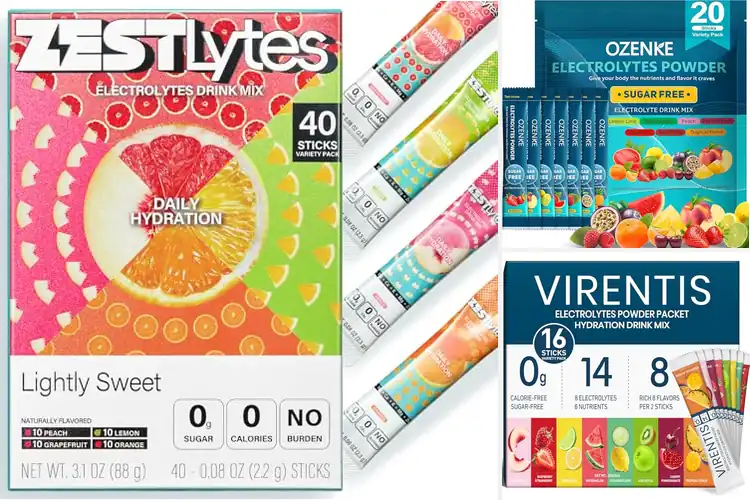 Detailed view of Best Calorie Free Hydration Packets