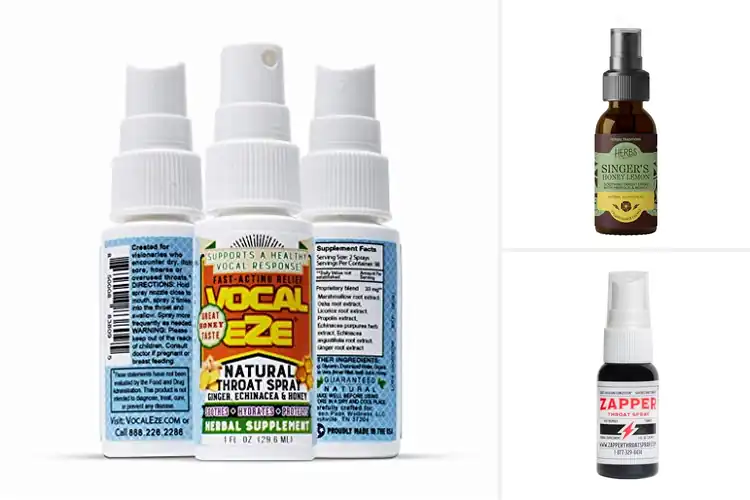Detailed view of Best Clean Ingredient Throat Sprays