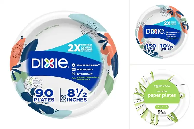 Detailed view of Best Cut Resistant Paper Plates