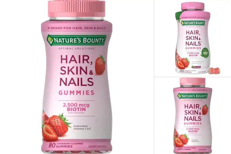 Detailed view of Best Daily Hair Skin Nails Vitamins Gummies