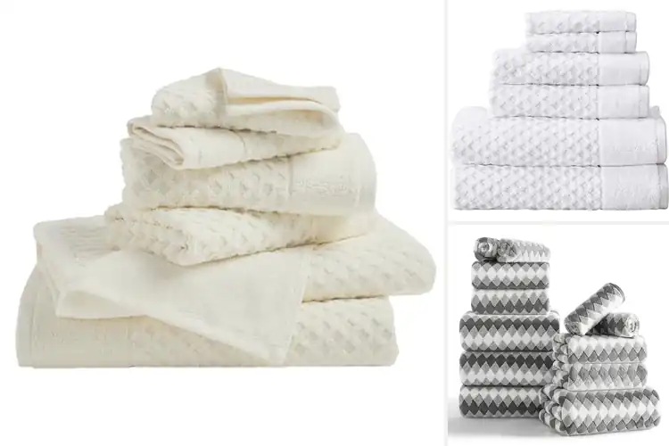 Detailed view of Best Diamond Textured Towels: Top 10 for Softness & Style