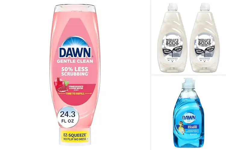Detailed view of Best Dish Soaps For Less Scrubbing: Cut Grease Fast