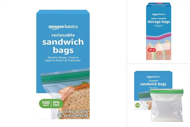 Detailed view of Best Double Zipper Bags