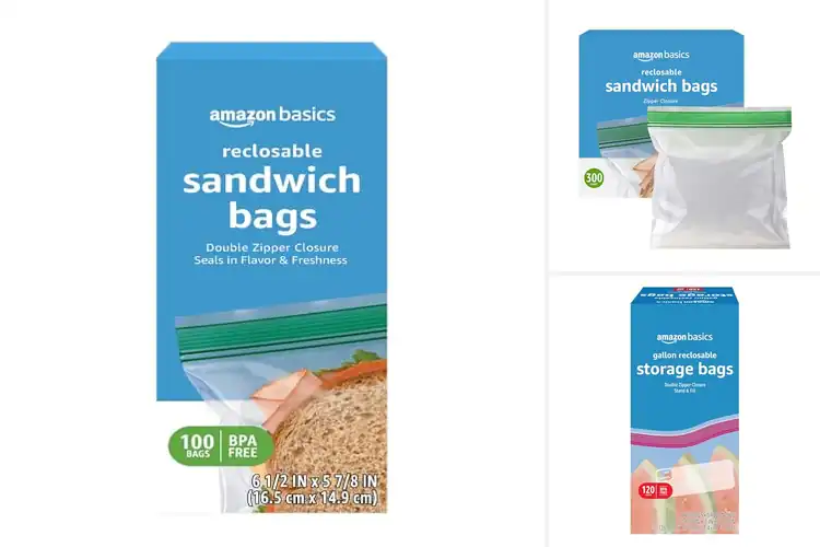 Detailed view of Best Double Zipper Food Bags