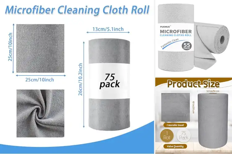 Detailed view of Best Easy-Tearing Rolls: Effortless Cleaning, Instantly
