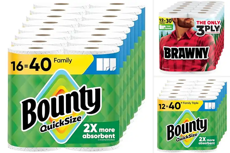 Detailed view of Best Family Rolls Paper Towels