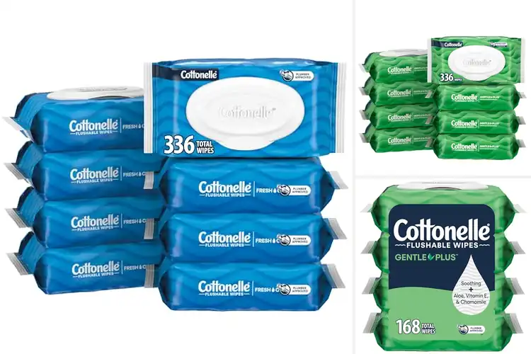 Detailed view of Best Flushable Adult Wipes