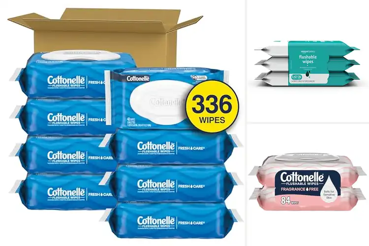 Detailed view of Best Flushable Wipes