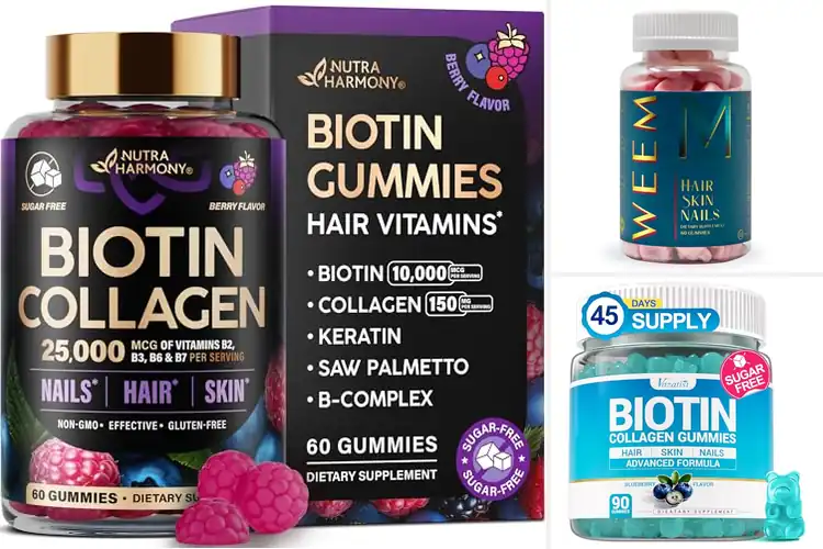 Detailed view of Best Hair Skin And Nails Gummies For Women And Men