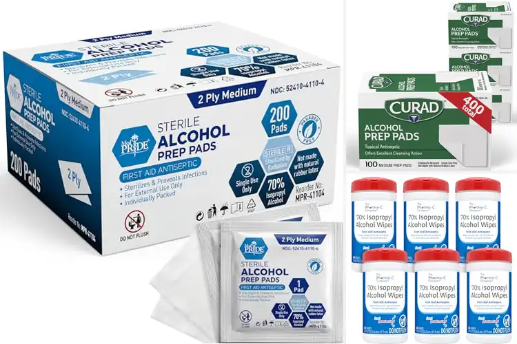 Detailed view of Best Isopropyl Alcohol Wipes