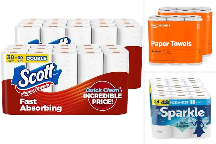Detailed view of Best Large Pack Paper Towels: Tackle Any Mess with Ease
