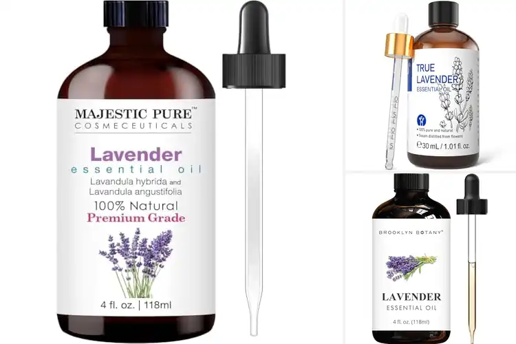 Detailed view of Best Lavender Essential Oil With Dropper