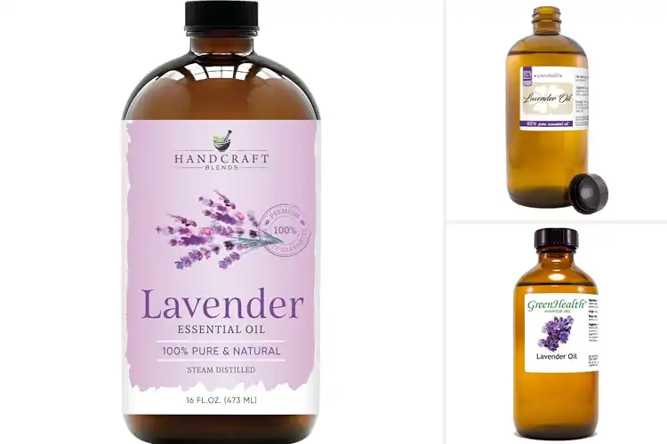 Detailed view of Best Lavender Oil In Amber Glass Bottles
