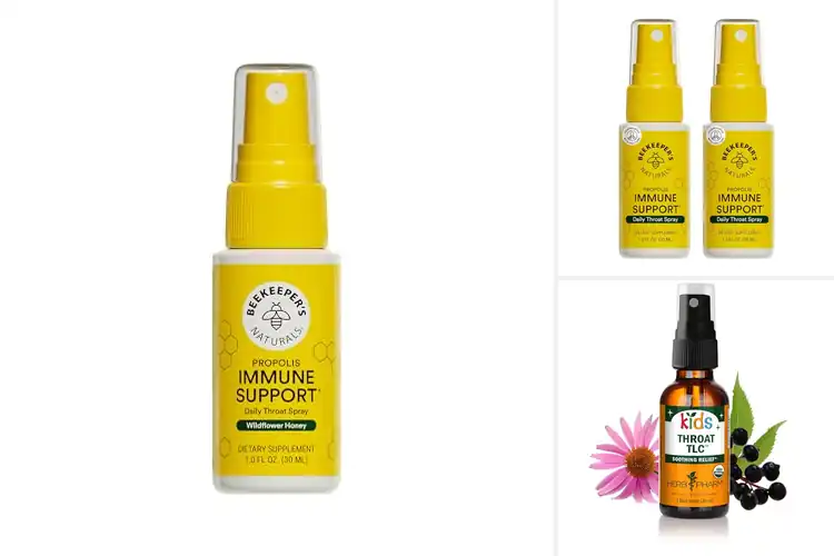 Detailed view of Best No Refined Sugar Throat Sprays