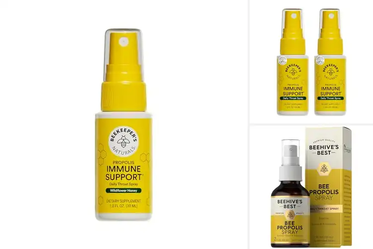 Detailed view of Best Non-GMO Propolis Throat Sprays
