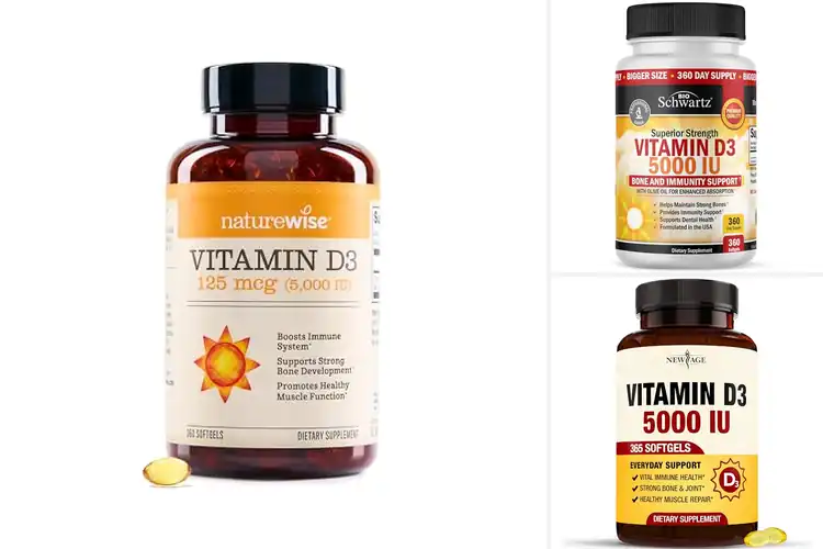 Detailed view of Best One Year Supply Vitamin D3 5000 IU