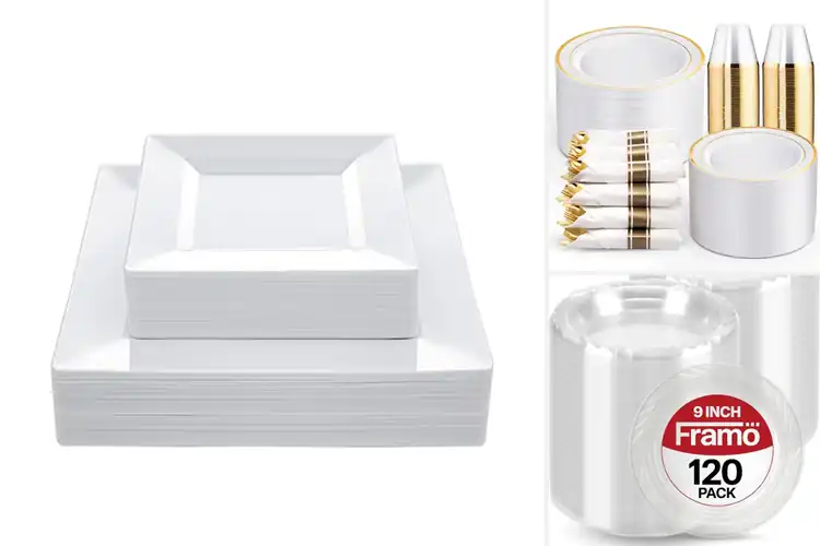 Detailed view of Best Outdoor Event Plates: Durable, Stylish, Easy Cleanup