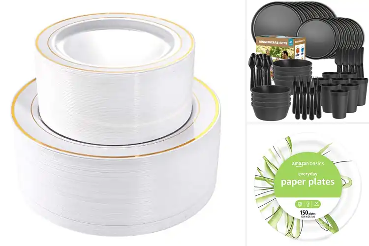 Detailed view of Best Outdoor Party Plates