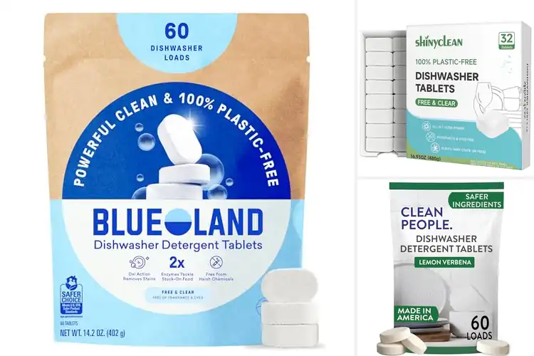 Detailed view of Best Plastic-Free Dishwasher Detergents