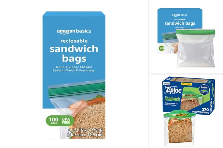 Detailed view of Best Plastic Sandwich Bags