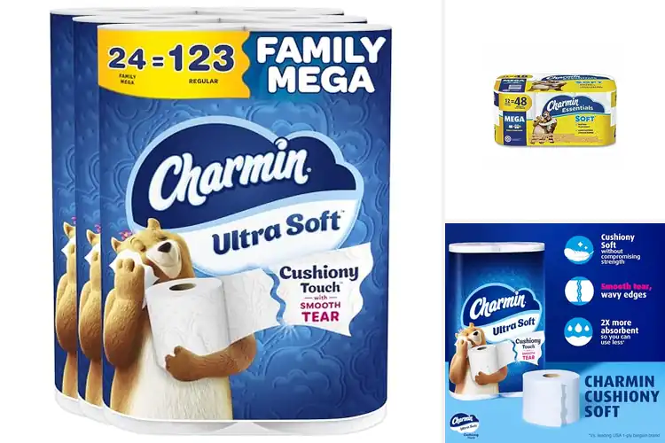 Detailed view of Best Plumbing Safe Charmin Cushion Soft Toilet Paper