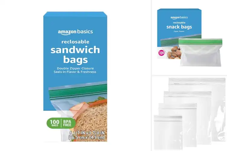 Detailed view of Best Reclosable Lunch Bags