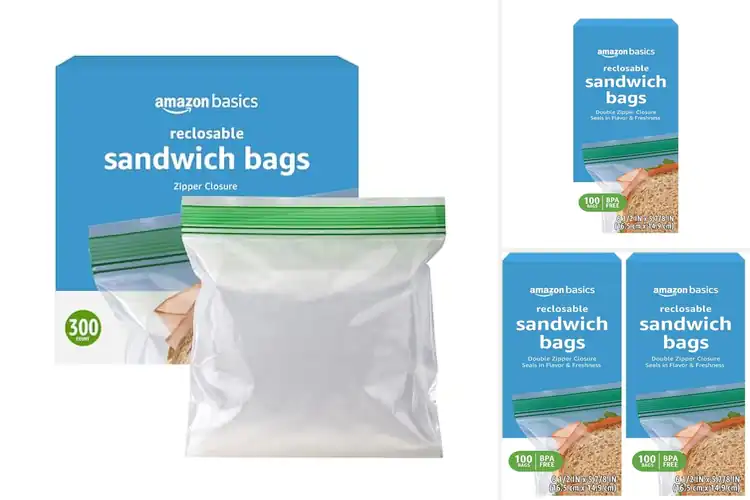 Detailed view of Best Reclosable Sandwich Bags