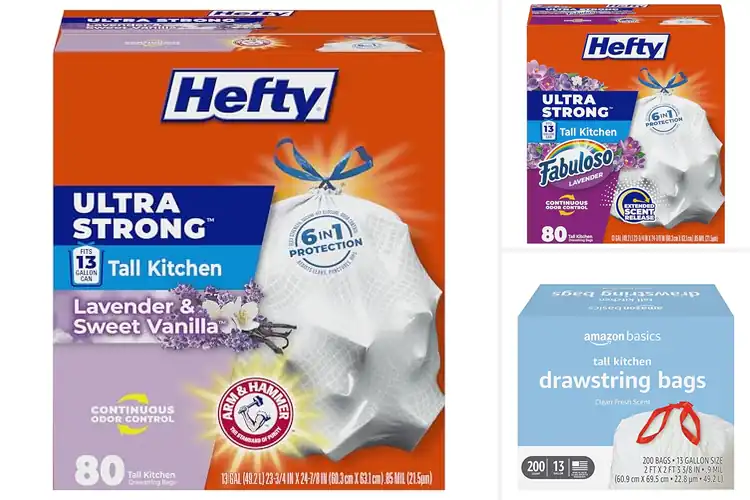 Detailed view of Best Scented Garbage Bags: Fresh Home, Happy You