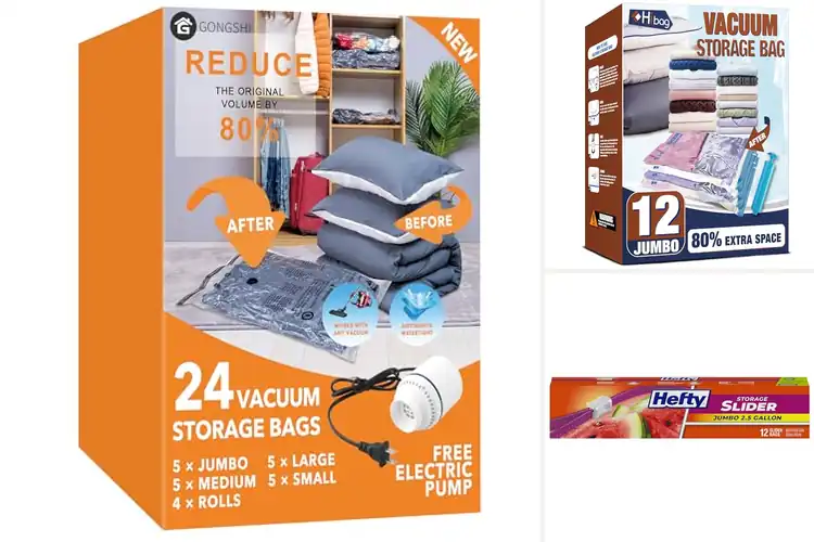 Detailed view of Best Secure Seal Storage Bags