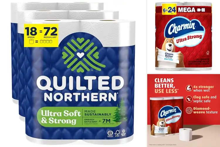 Detailed view of Best Strength 3x Softer Yet 4x Stronger Toilet Paper