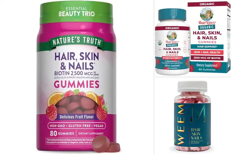 Detailed view of Best Vegan Hair Skin and Nail Gummies