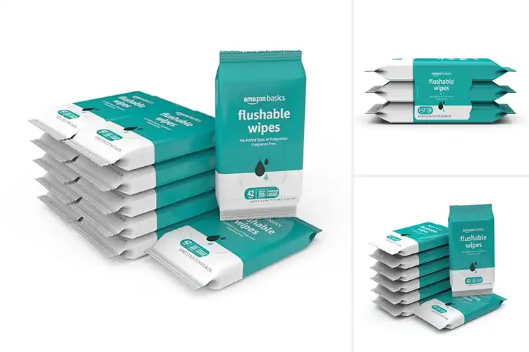 Detailed view of Best Wipes With Advanced Flushable Technology