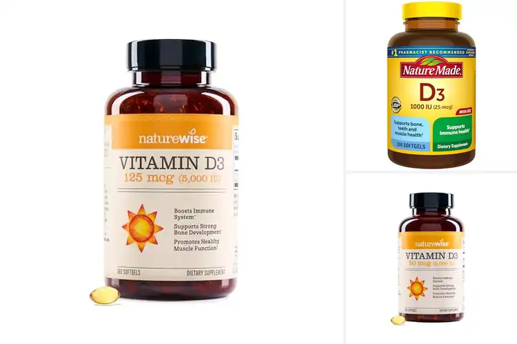 Detailed view of Best Year Supply Vitamin D3 Supplements